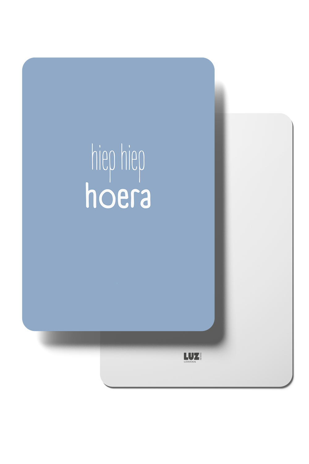 Minikaart Hiep Hiep Hoera
