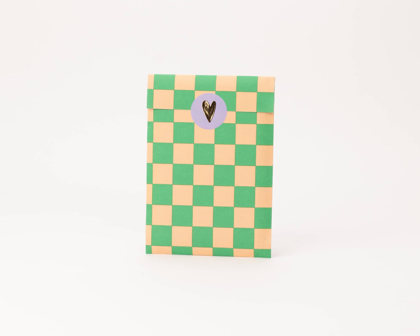 Cadeauzakje schaakbord (groen)