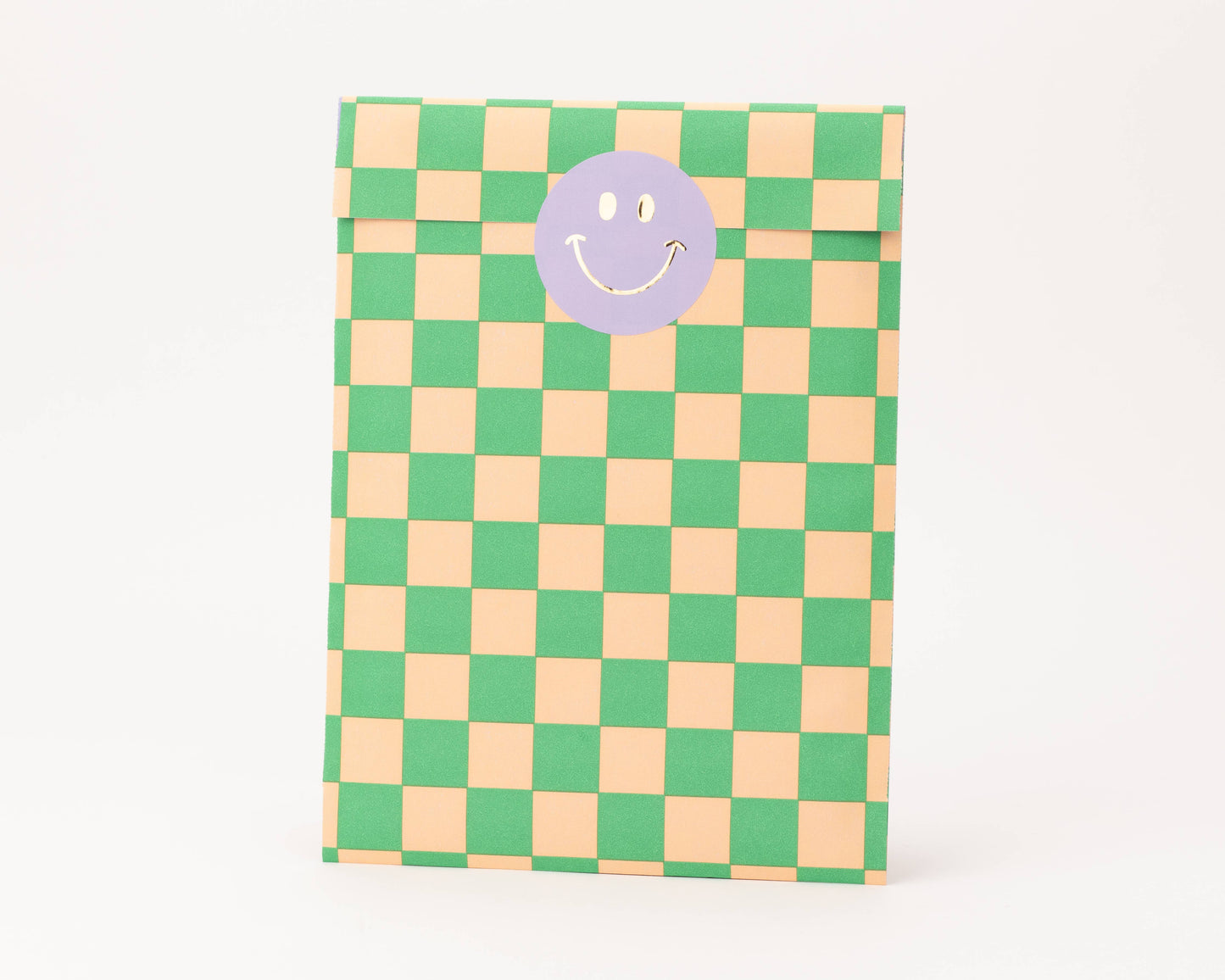 Cadeauzakje schaakbord (groen)