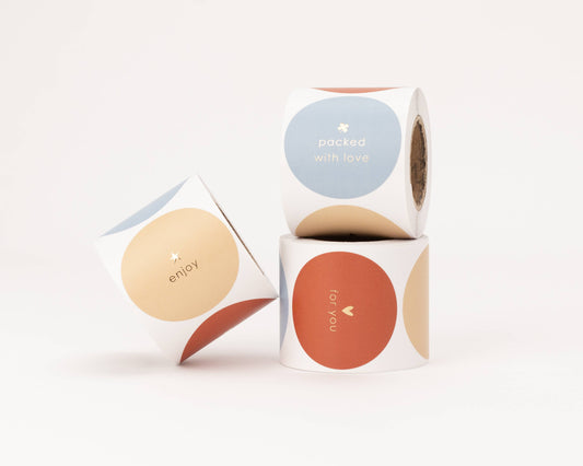 Stickers For You / Enjoy / Packed With love (6 stuks)
