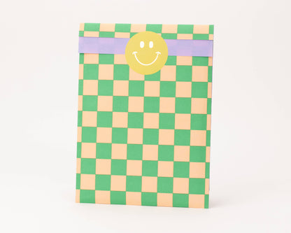 Cadeauzakje schaakbord (groen)