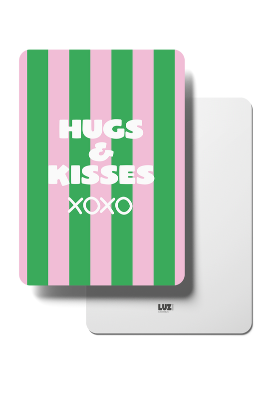 Kaart Hugs & Kisses XOXO